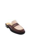 CHICAGO DK BROWN-BEIGE MULE