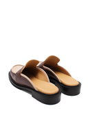 CHICAGO DK BROWN-BEIGE MULE