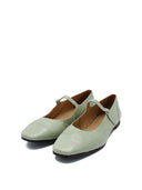 SAN REMO GREEN BALLET FLATS