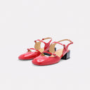 SANTORINI RED PATENT