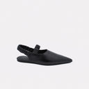 BIARRITZ BLACK BALLET FLATS