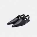 BIARRITZ BLACK BALLET FLATS