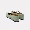 SAN REMO GREEN BALLET FLATS